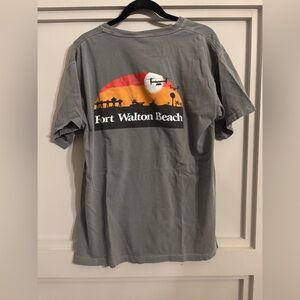 Gray Fort Walton Beach Men's T-Shirt